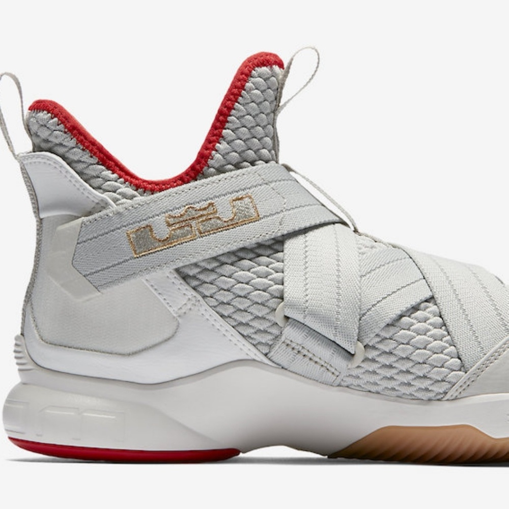 ☆New☆ Nike LeBron Soldier 12 Light Bone - Picture 5 of 8